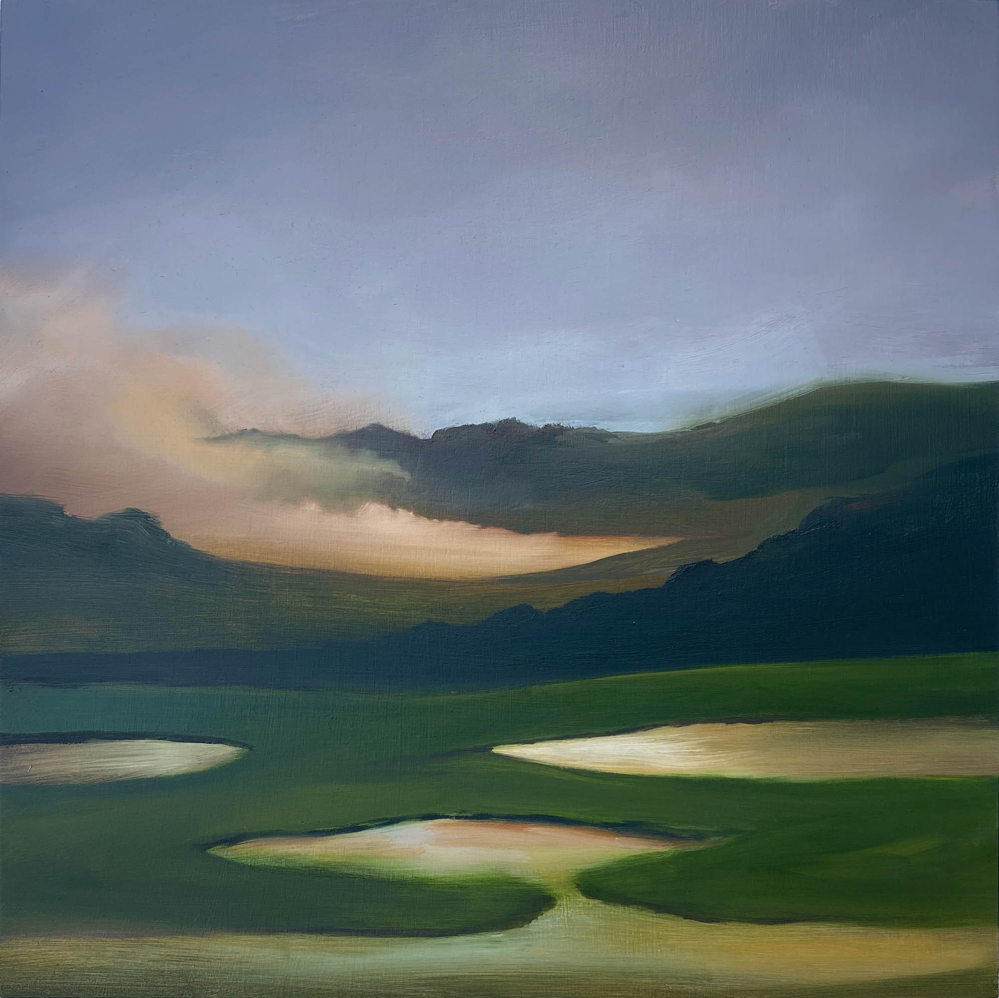 An oil painting by Christiana Ferroggiaro