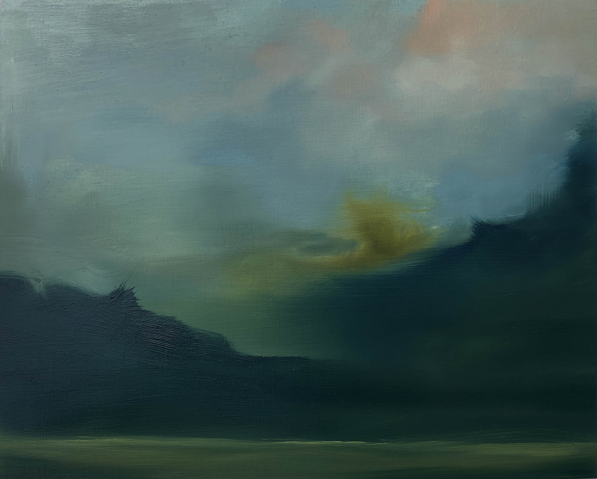 An oil painting by Christiana Ferroggiaro