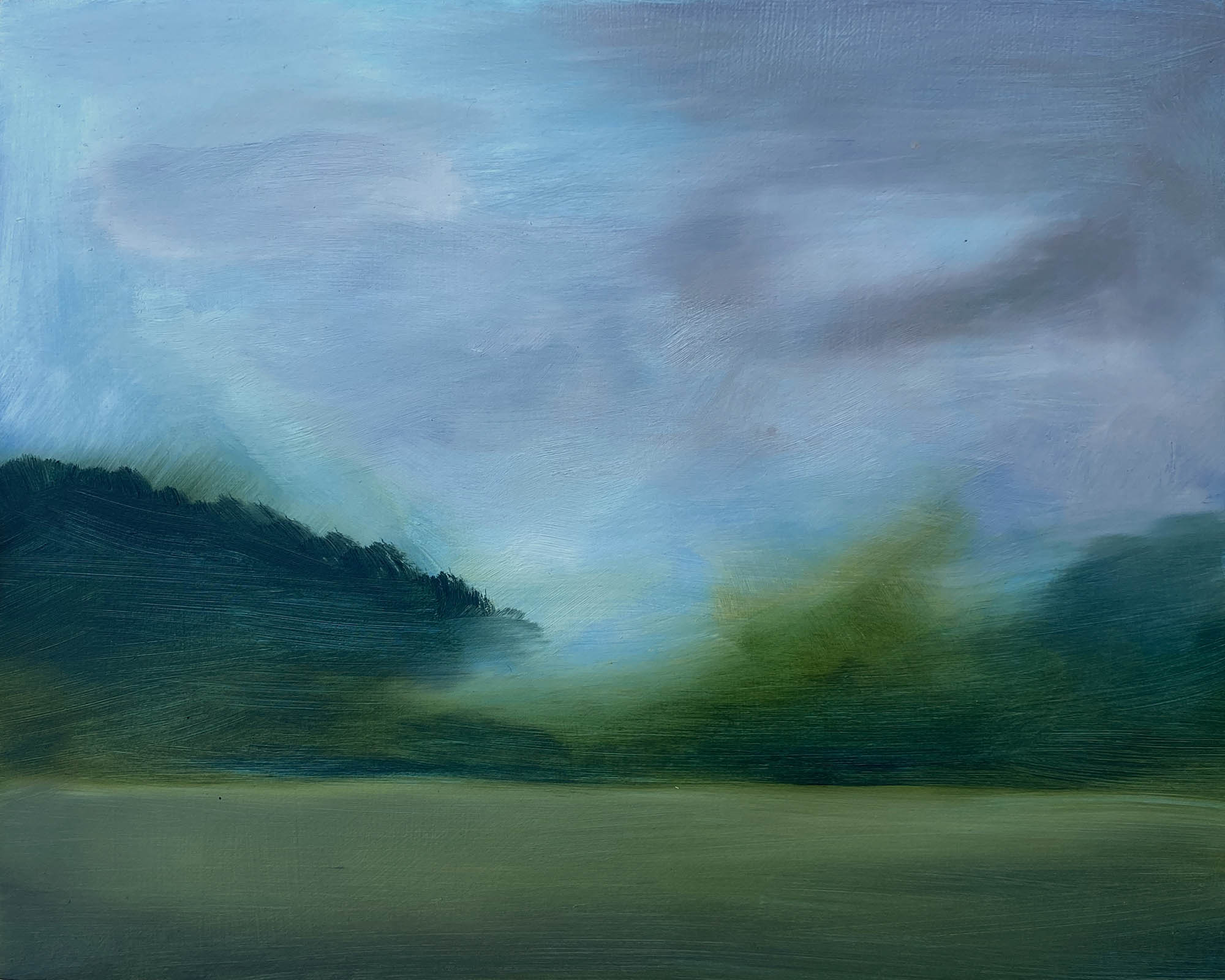 An oil painting by Christiana Ferroggiaro