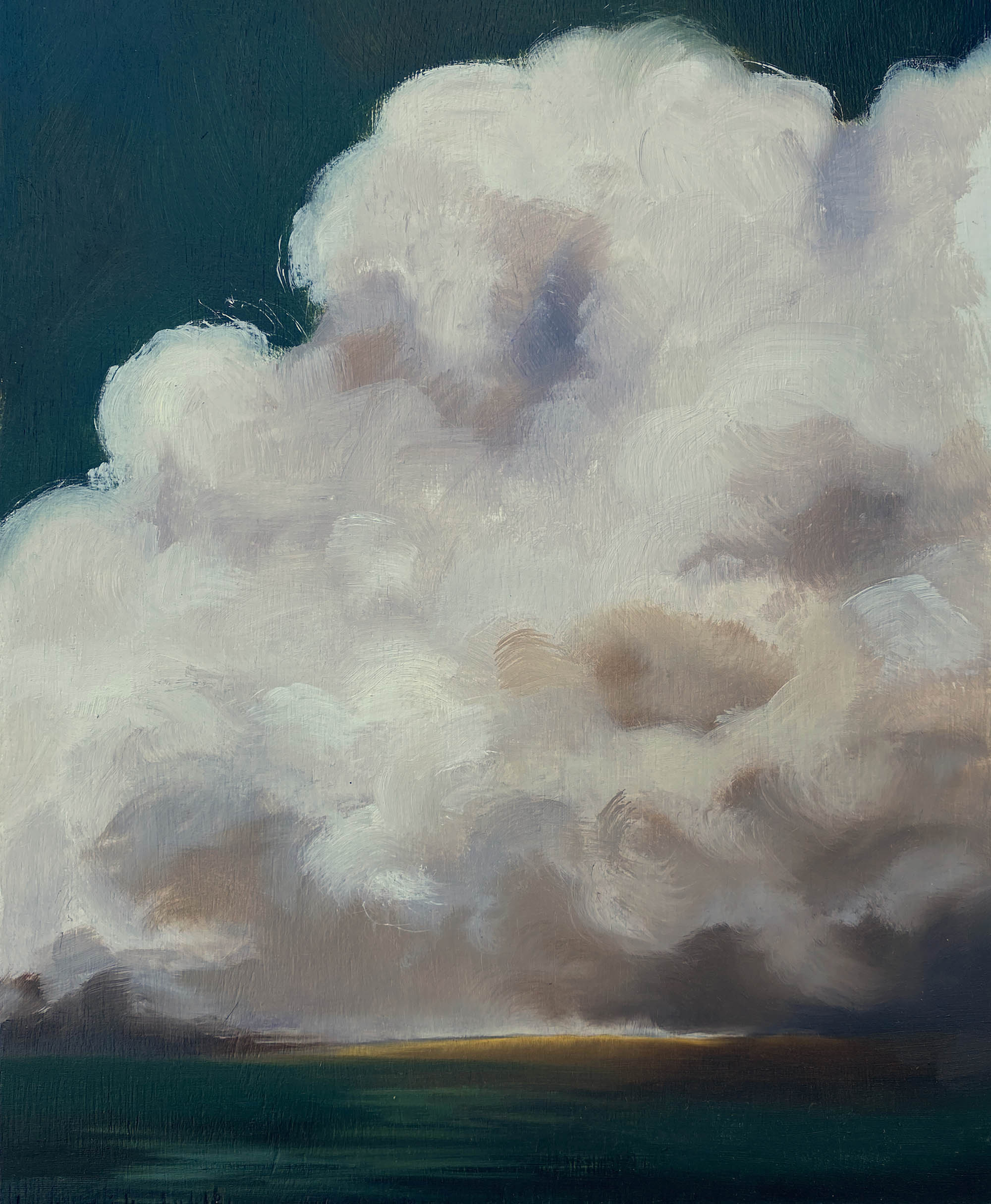 An oil painting by Christiana Ferroggiaro