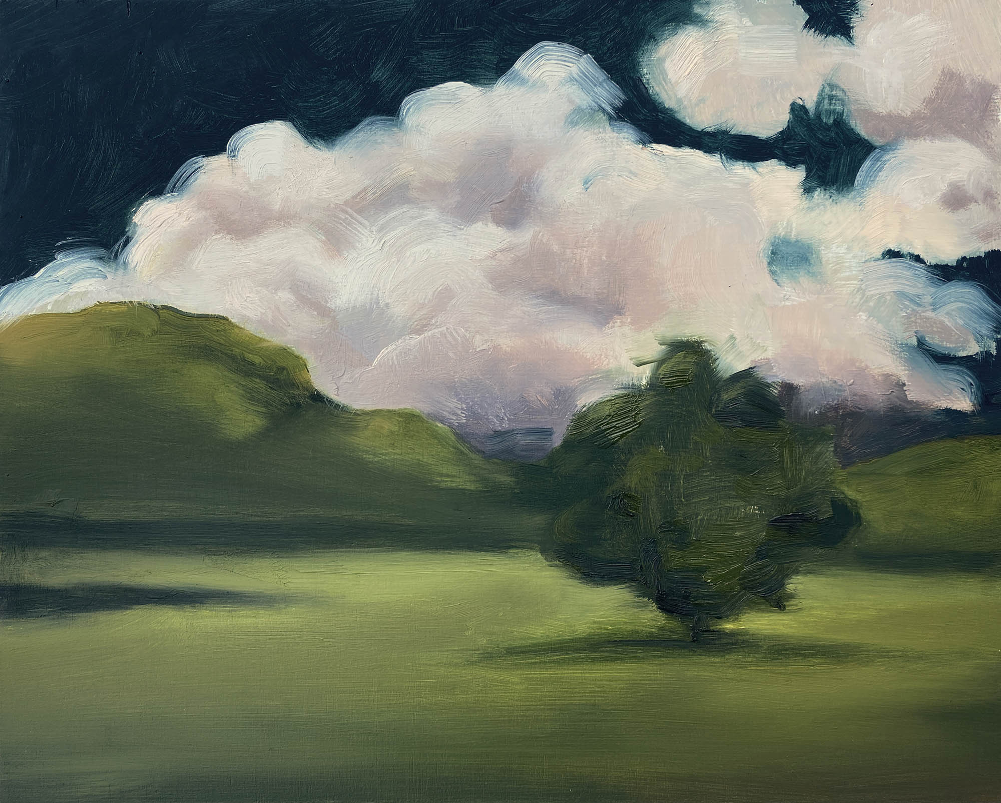 An oil painting by Christiana Ferroggiaro