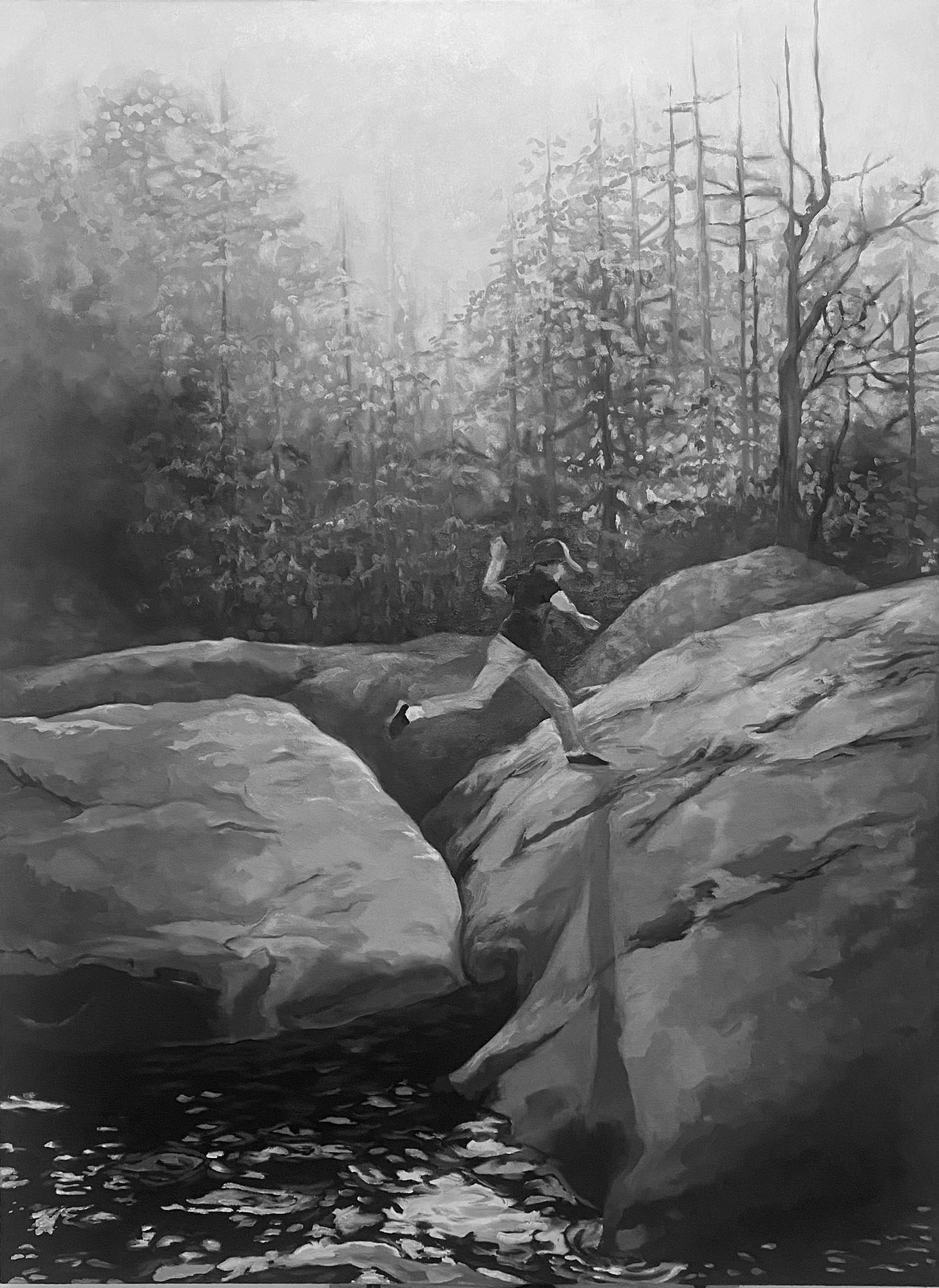 An oil painting by Christiana Ferroggiaro