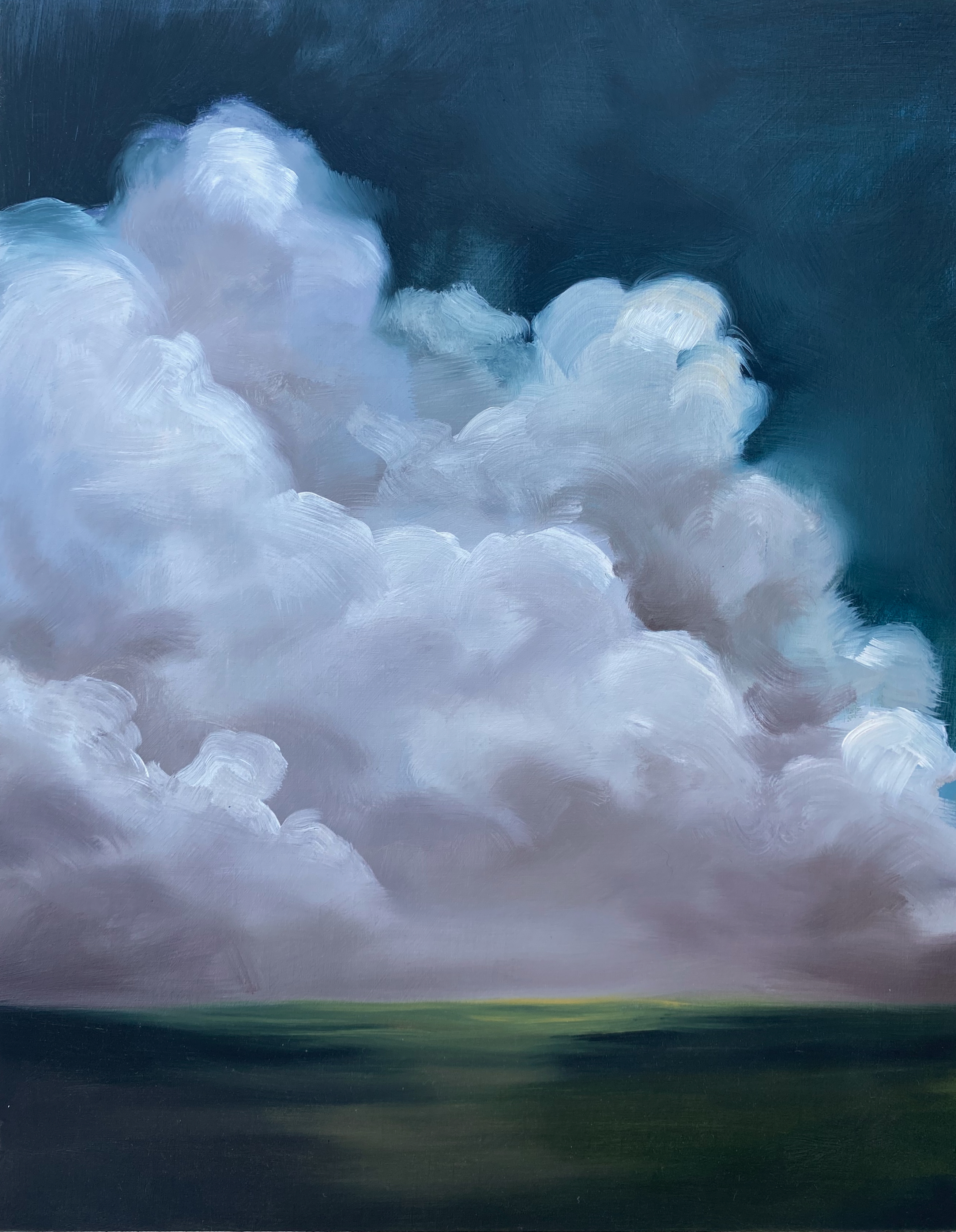 An oil painting by Christiana Ferroggiaro