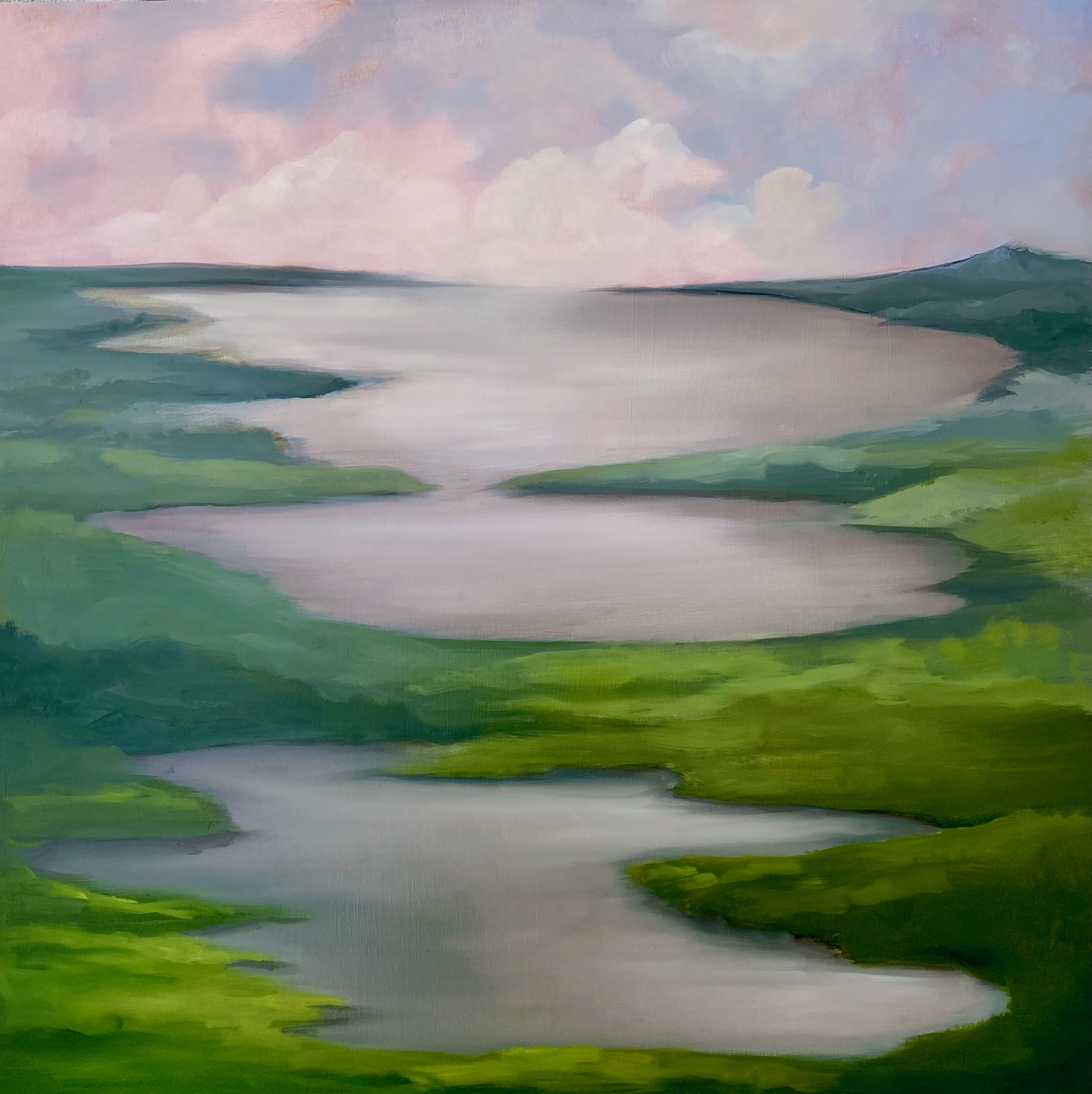 Oil painting by Christiana Ferroggiaro