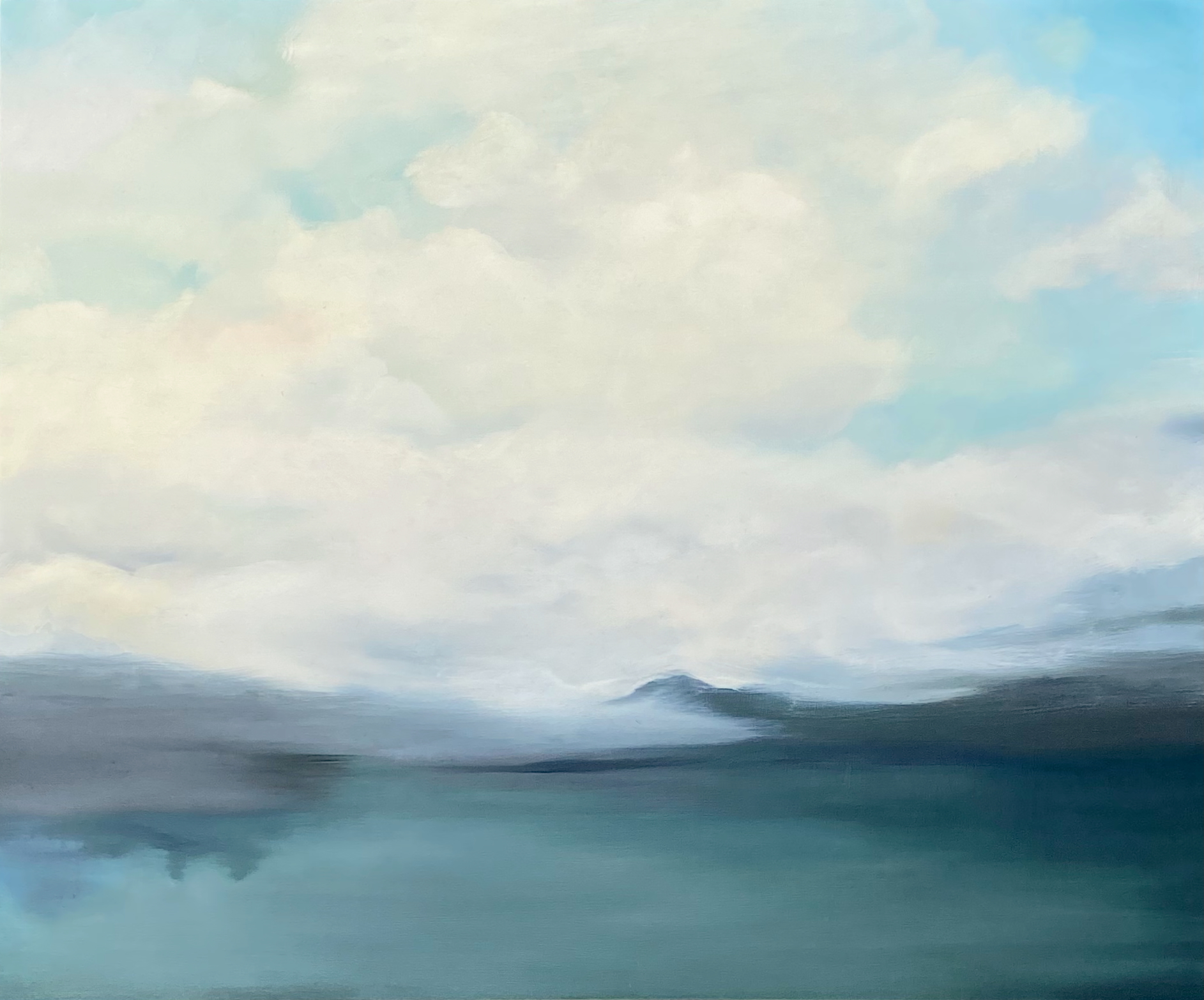 An oil painting by Christiana Ferroggiaro