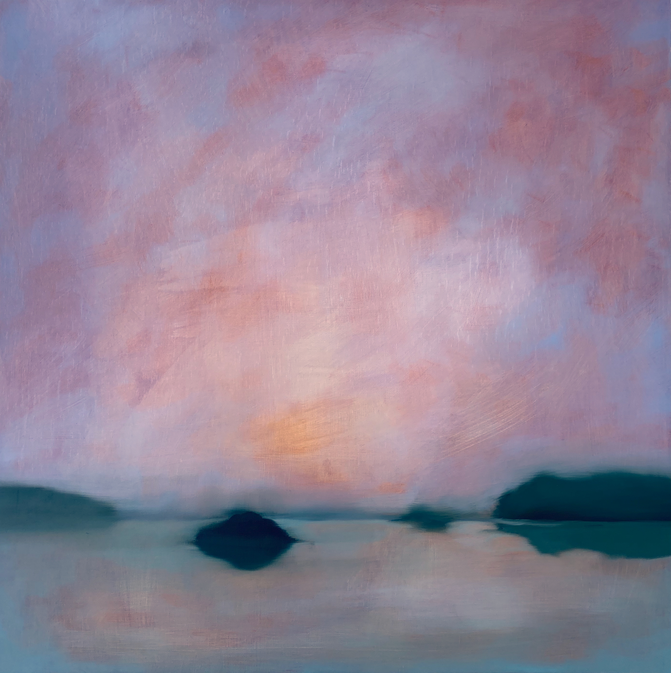 An oil painting by Christiana Ferroggiaro